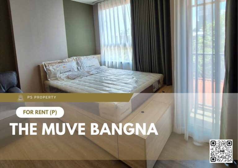 PS81131 – Condo Near MRT Si Iam Station For Rent , One bedroom unit at THE MUVE Bangna