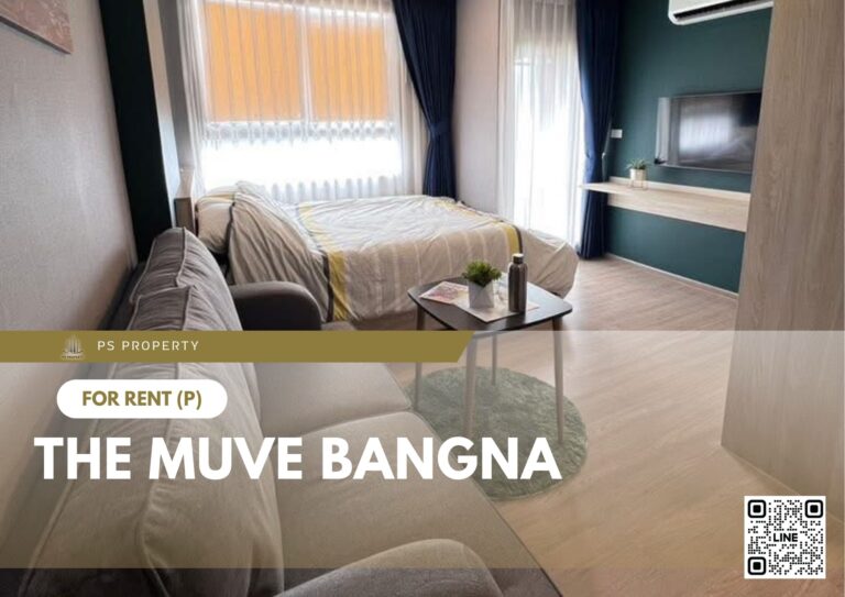PS80868 – Condo Near MRT Si Iam Station For Rent , One bedroom unit at THE MUVE Bangna