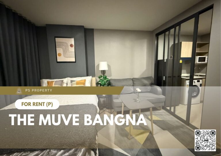 PS80857 – Condo Near MRT Si Iam Station For Rent , One bedroom unit at THE MUVE Bangna