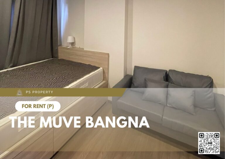 PS80818 – Condo Near MRT Si Iam Station For Rent , One bedroom unit at THE MUVE Bangna