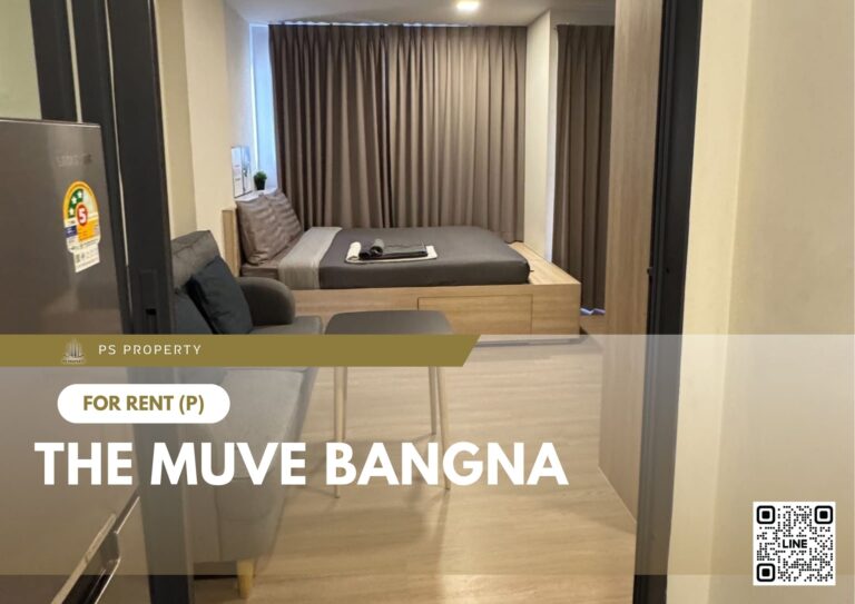 PS80807 – Condo Near MRT Si Iam Station For Rent , One bedroom unit at THE MUVE Bangna