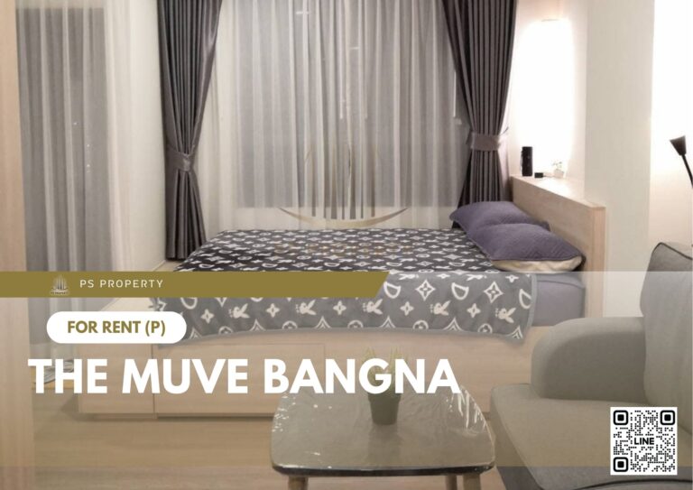 PS46640 – Condo Near MRT Si Iam Station For Rent , One bedroom unit at THE MUVE Bangna