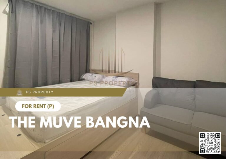 PS44472 – Condo Near MRT Si Iam Station For Rent , One bedroom unit at THE MUVE Bangna