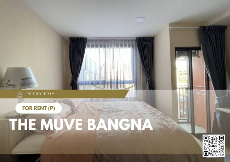 PS43366 – Condo Near MRT Si Iam Station For Rent , One bedroom unit at THE MUVE Bangna