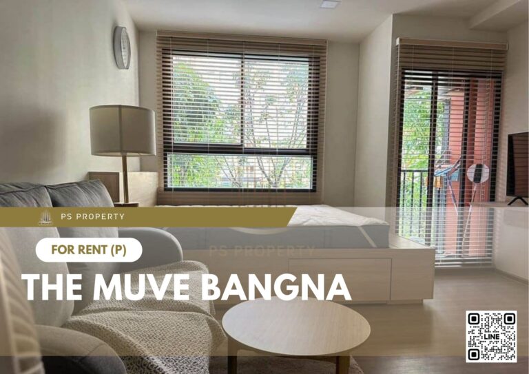 PS32340 – Condo Near MRT Si Iam Station For Rent , One bedroom unit at THE MUVE Bangna