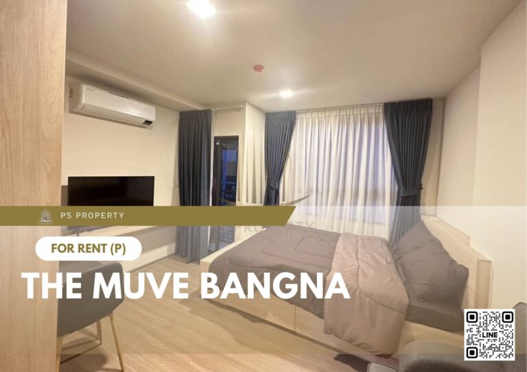 PS9328 – Condo Near MRT Si Iam Station For Rent , One bedroom unit at THE MUVE Bangna