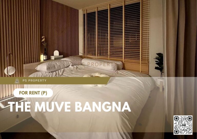 PS8602 – Condo Near MRT Si Iam Station For Rent , One bedroom unit at THE MUVE Bangna