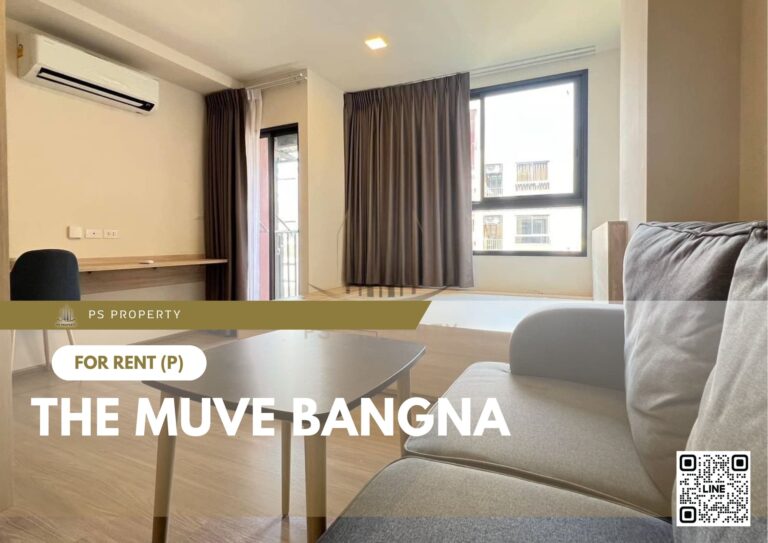 PS15361 – Condo Near MRT Si Iam Station For Rent , One bedroom unit at THE MUVE Bangna