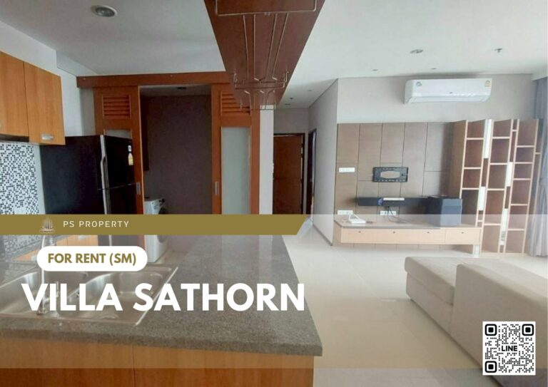 PS81053 – Condo Near BTS Krung Thon Buri Station For Rent , Two bedroom unit at Villa Sathorn