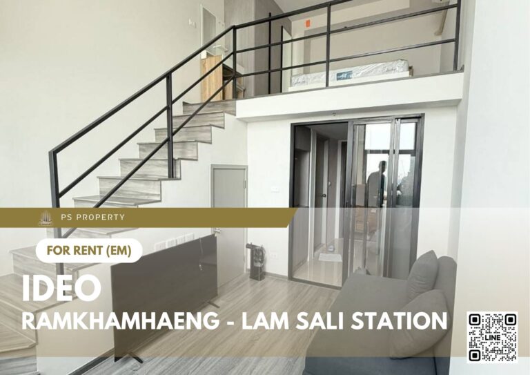 PS84567 – Condo Near MRT Yaek Lam Sali Station For Rent , One bedroom unit at Ideo Ramkhamhaeng – Lam Sali Station