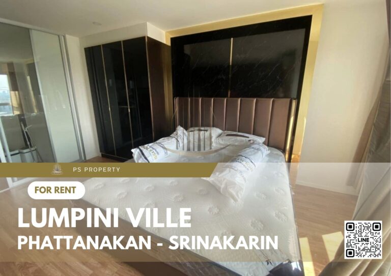 PS45618 – Condo Near MRT Si Nut Station For Rent , One bedroom unit at Lumpini Ville Phattanakan – Srinakarin