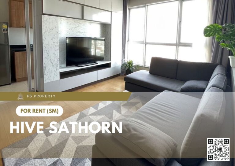 PS81509 – Condo Near BTS Krung Thon Buri Station For Rent , Two bedroom unit at Hive Sathorn