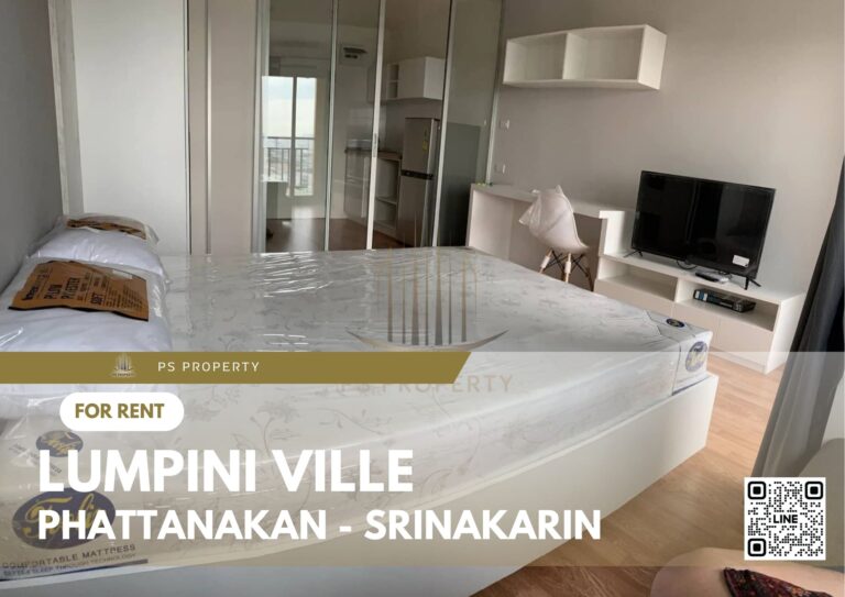 PS41082 – Condo Near MRT Si Nut Station For Rent , One bedroom unit at Lumpini Ville Phattanakan – Srinakarin