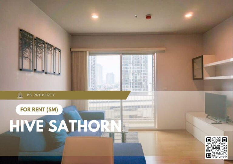 PS56283 – Condo Near BTS Krung Thon Buri Station For Rent , One bedroom unit at Hive Sathorn