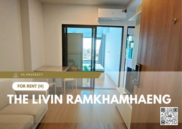 PS85136 – Condo Near MRT Yaek Lam Sali Station For Rent , One bedroom unit at The Livin Ramkhamhaeng