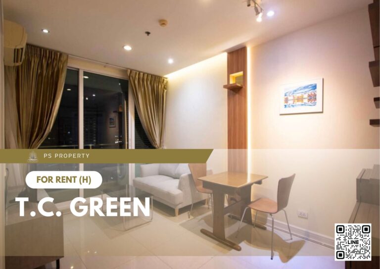 PS85176 – Condo Near MRT Phra Ram 9 Station For Rent , One bedroom unit at T.C. Green