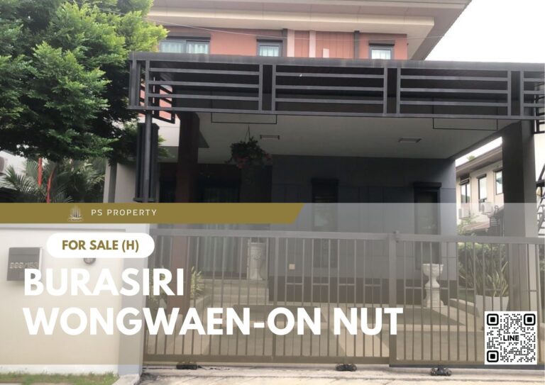 PS85186 – House Near ARL Ban Thap Chang Station For Sale , at Burasiri Wongwaen-On Nut