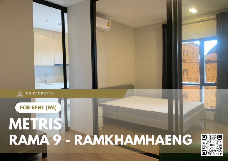 PS82063 – Condo Near ARL Ramkhamhaeng Station For Rent , One bedroom unit at Metris Rama 9 – Ramkhamhaeng