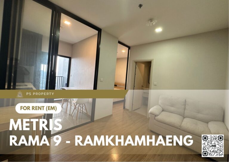 PS82051 – Condo Near ARL Ramkhamhaeng Station For Rent , One bedroom unit at Metris Rama 9 – Ramkhamhaeng
