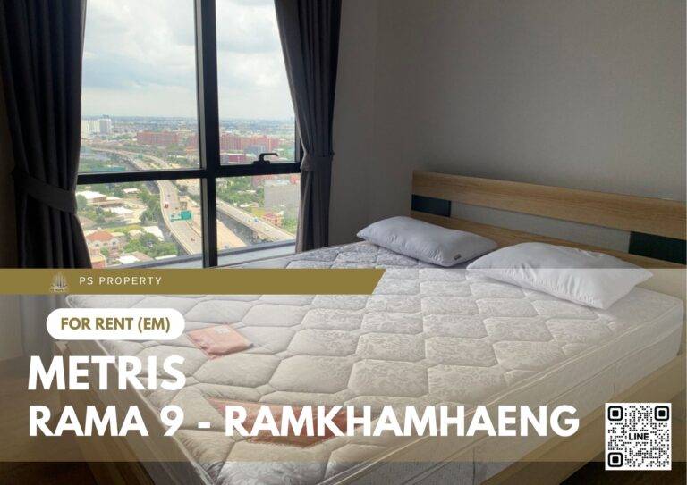 PS82043 – Condo Near ARL Ramkhamhaeng Station For Rent , One bedroom unit at Metris Rama 9 – Ramkhamhaeng