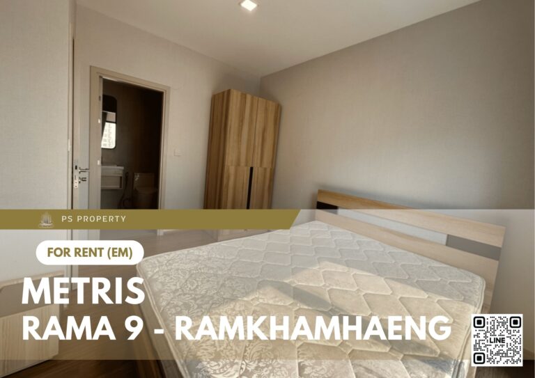 PS82013 – Condo Near ARL Ramkhamhaeng Station For Rent , One bedroom unit at Metris Rama 9 – Ramkhamhaeng