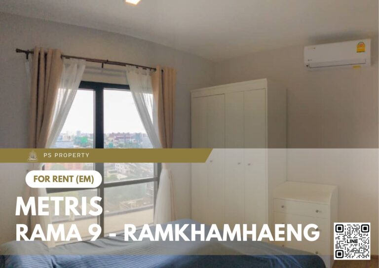 PS59419 – Condo Near ARL Ramkhamhaeng Station For Rent , One bedroom unit at Metris Rama 9 – Ramkhamhaeng