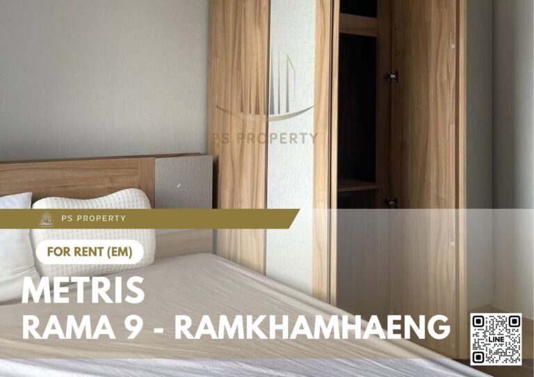 PS40123 – Condo Near ARL Ramkhamhaeng Station For Rent , One bedroom unit at Metris Rama 9 – Ramkhamhaeng