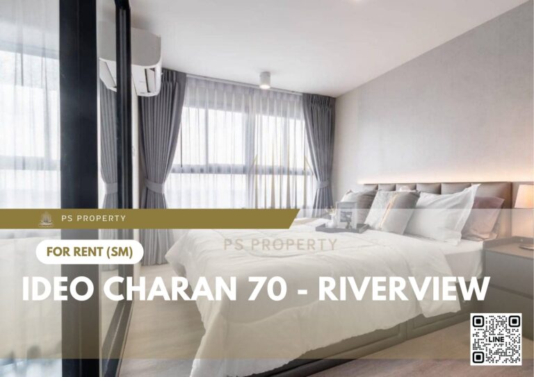 PS28220 – Condo Near MRT Bang Phlat Station For Rent , Two bedroom unit at IDEO Charan 70 – Riverview