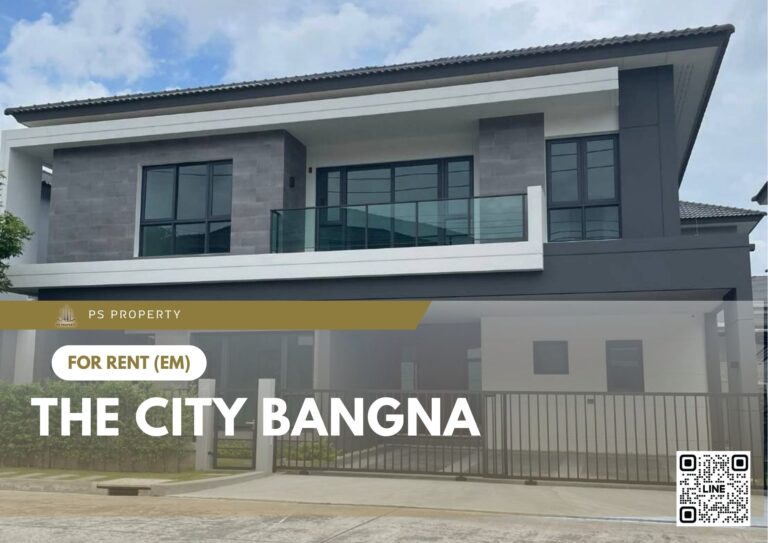 PS82854 – House Near BTS Bang na Station For Rent , at The City Bangna