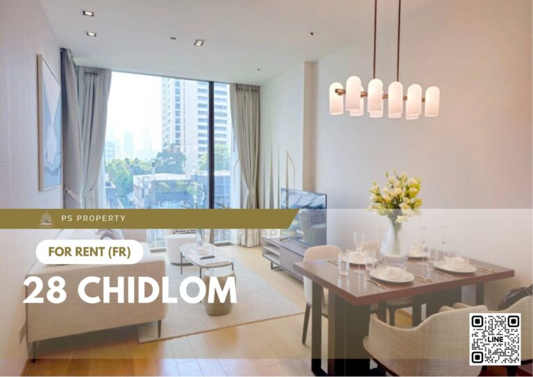 PS45307 – Condo Near BTS Chit Lom Station For Rent , Two bedroom unit at 28 Chidlom