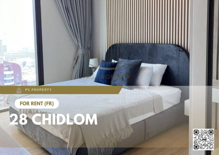 PS27639 – Condo Near BTS Chit Lom Station For Rent , Two bedroom unit at 28 Chidlom