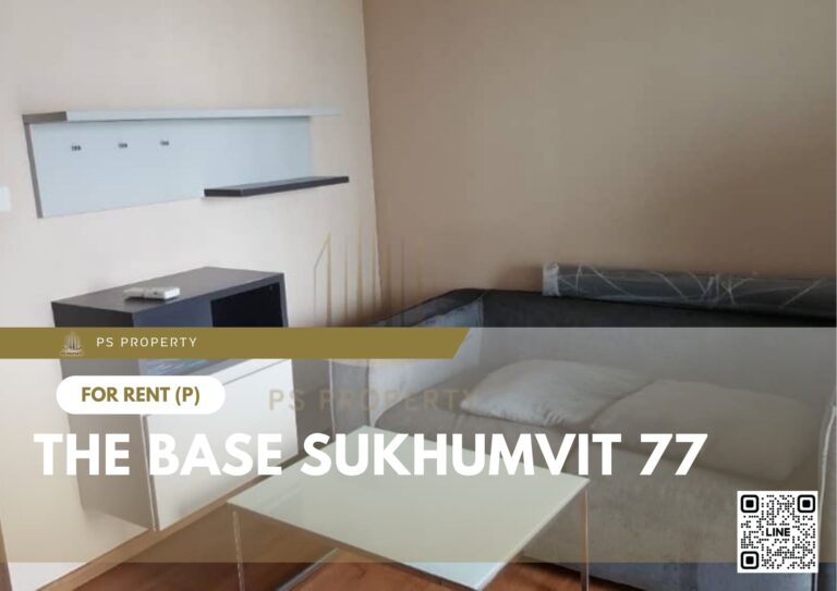 PS16226 – Condo Near BTS on nut Station For Rent , One bedroom unit at The Base Sukhumvit 77