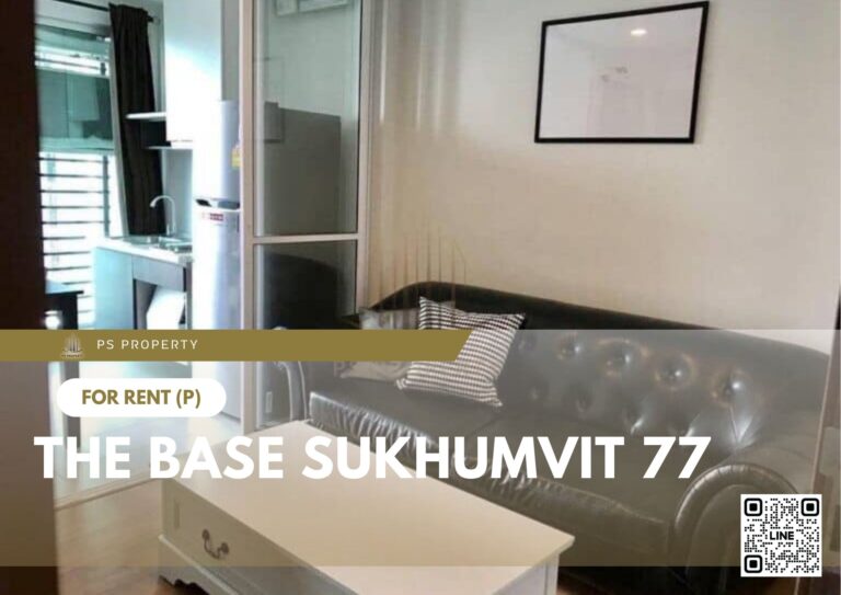 PS12831 – Condo Near BTS on nut Station For Rent , One bedroom unit at The Base Sukhumvit 77