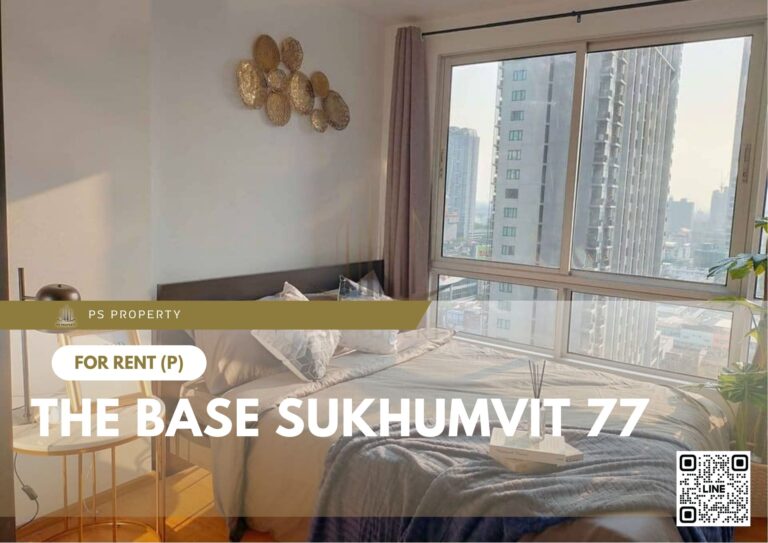 PS22605 – Condo Near BTS on nut Station For Rent , One bedroom unit at The Base Sukhumvit 77
