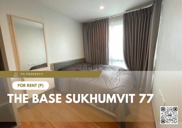 PS22616 – Condo Near BTS on nut Station For Rent , One bedroom unit at The Base Sukhumvit 77