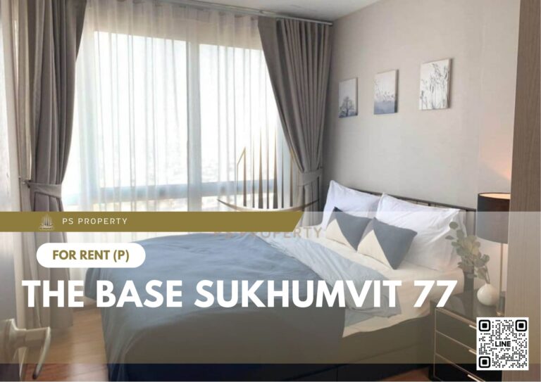 PS8940 – Condo Near BTS on nut Station For Rent , One bedroom unit at The Base Sukhumvit 77