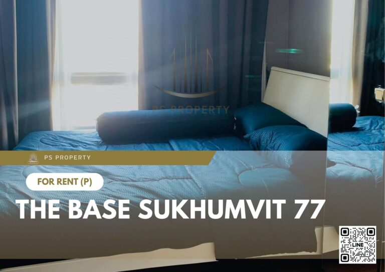 PS22798 – Condo Near BTS on nut Station For Rent , One bedroom unit at The Base Sukhumvit 77