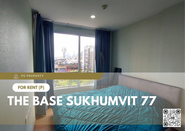 PS50080 – Condo Near BTS on nut Station For Rent , One bedroom unit at The Base Sukhumvit 77
