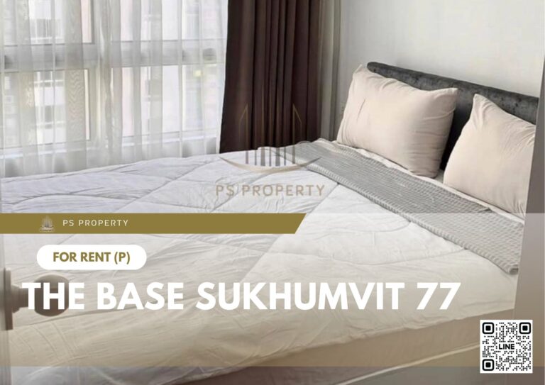 PS39701 – Condo Near BTS on nut Station For Rent , One bedroom unit at The Base Sukhumvit 77