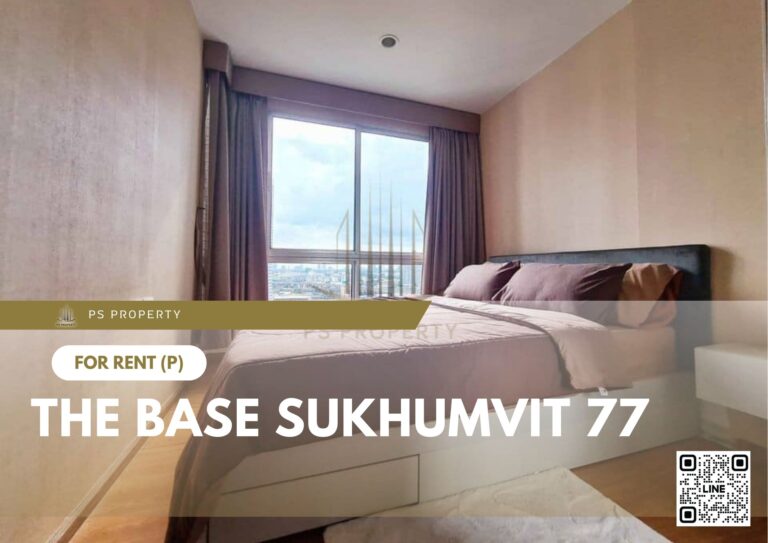 PS32690 – Condo Near BTS on nut Station For Rent , One bedroom unit at The Base Sukhumvit 77