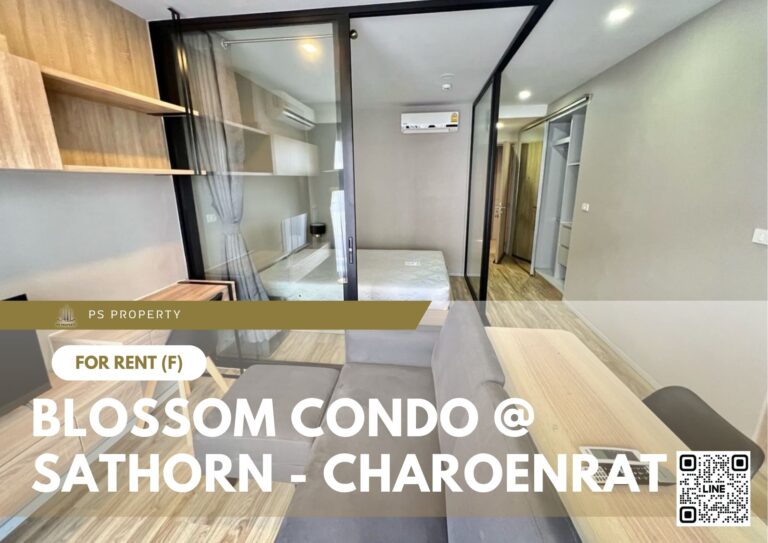 PS85321 – Condo Near BTS Surasak Station For Rent , One bedroom unit at Blossom Condo @ Sathorn – Charoenrat