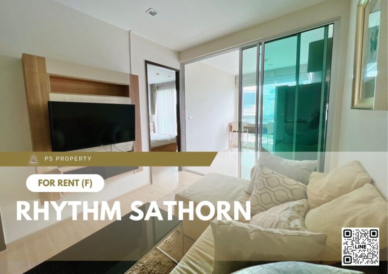 PS85351 – Condo Near BTS Saphan Taksin Station For Rent , One bedroom unit at Rhythm Sathorn