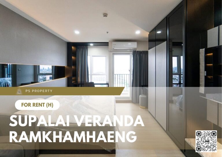 PS76538 – Condo Near MRT Rajamangala National Stadium Station For Rent , One bedroom unit at Supalai Veranda Ramkhamhaeng