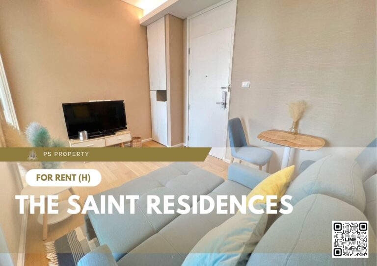 PS85444 – Condo Near MRT PhahonYothin Station For Rent , One bedroom unit at The Saint Residences