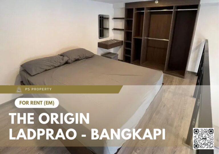 PS60468 – Condo Near MRT Bang Kapi Station For Rent , One bedroom unit at THE ORIGIN LADPRAO – BANGKAPI