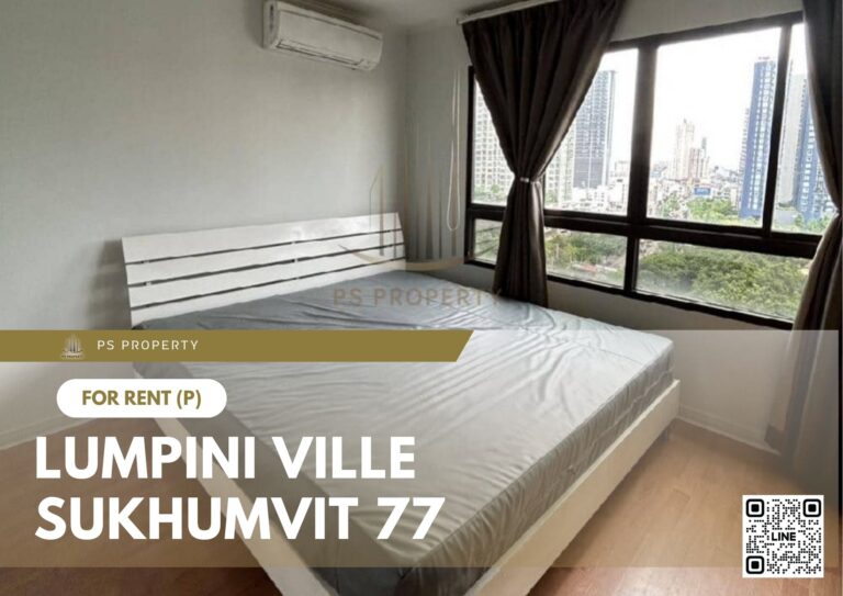 PS20438 – Condo Near BTS On Nut Station For Rent , One bedroom unit at Lumpini Ville Sukhumvit 77