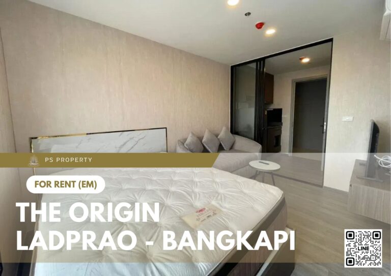 PS60446 – Condo Near MRT Bang Kapi Station For Rent , One bedroom unit at THE ORIGIN LADPRAO – BANGKAPI