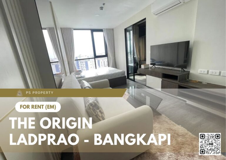 PS60410 – Condo Near MRT Bang Kapi Station For Rent , One bedroom unit at THE ORIGIN LADPRAO – BANGKAPI
