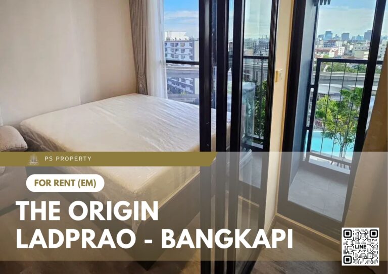 PS60386 – Condo Near MRT Bang Kapi Station For Rent , One bedroom unit at THE ORIGIN LADPRAO – BANGKAPI