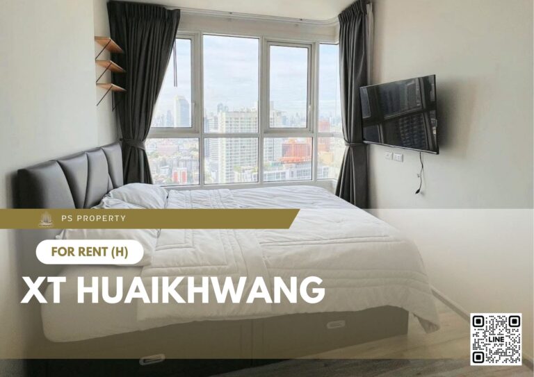 PS85786 – Condo Near MRT HUAIKHWANG Station For Rent , One bedroom unit at XT HUAIKHWANG